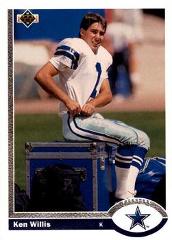 Ken Willis Dallas Cowboys 1991 Upper Deck NFL #514